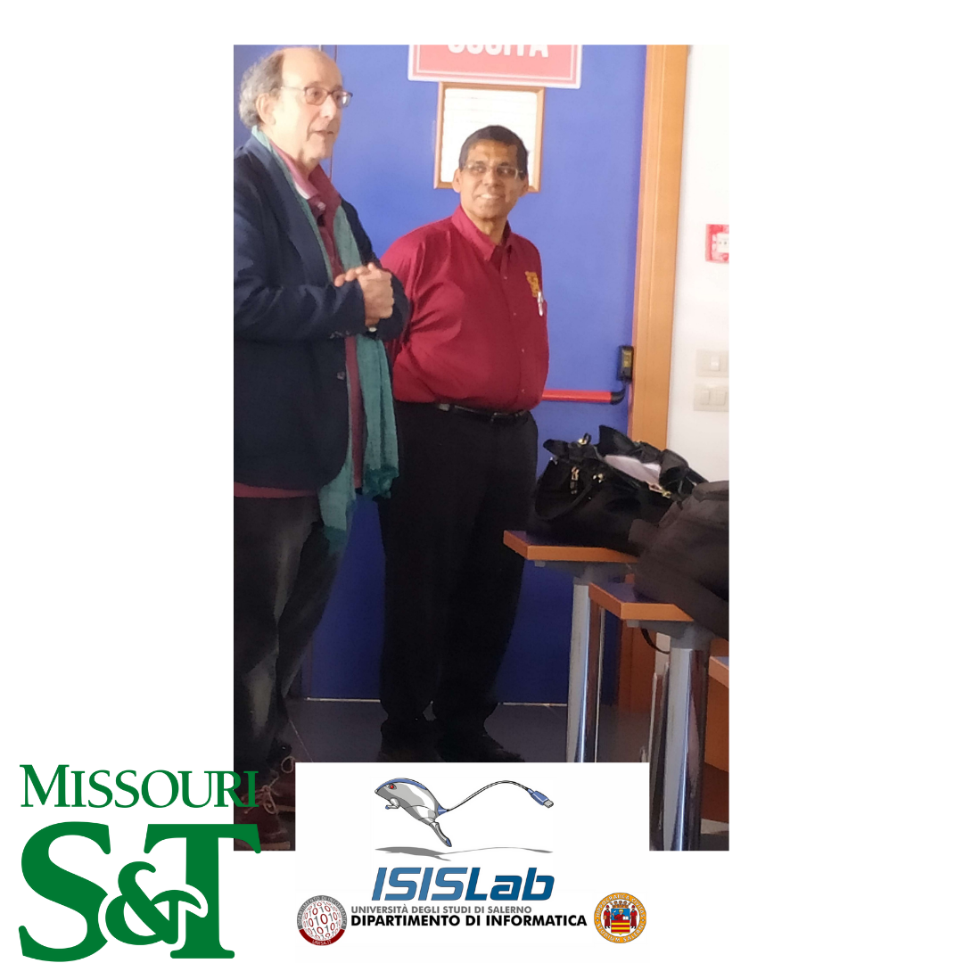 Giugno 2023 -  Prof.re Scarano  and  Prof. Sajal Das, Department of Computer Science, Missouri University of Science and Technology, USA